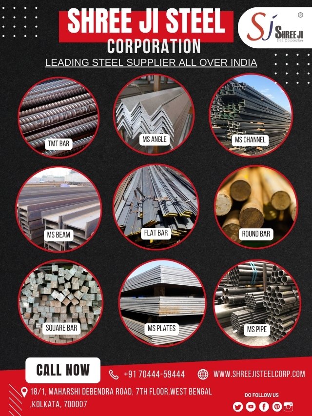 Shree Ji Steel: Top Mild Steel Dealer & Wholesaler in India
