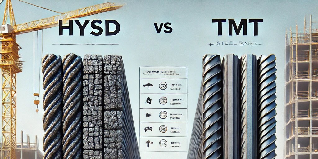 HYSD and TMT steel bars Comparison