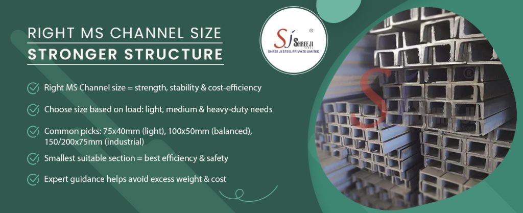 MS Channel Size Guide