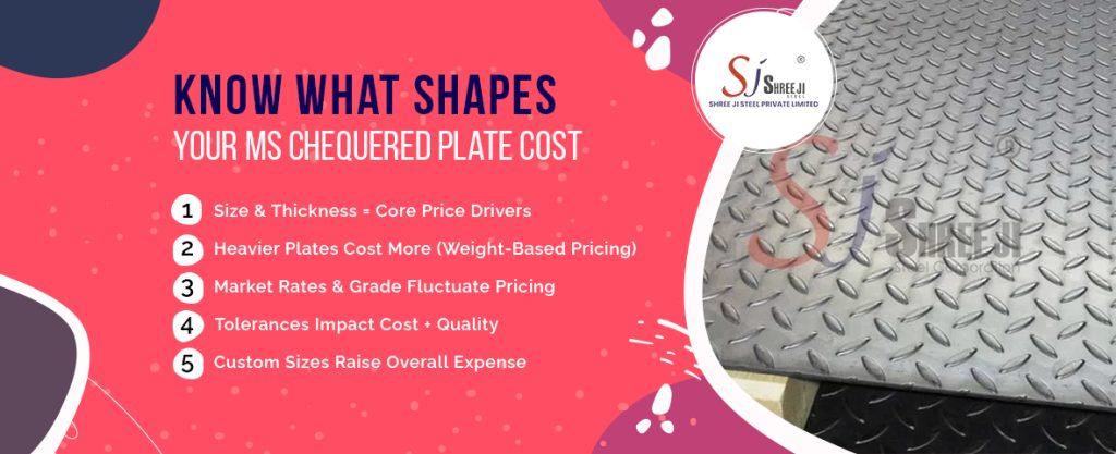 Size & Weight Affect MS Chequered Plate