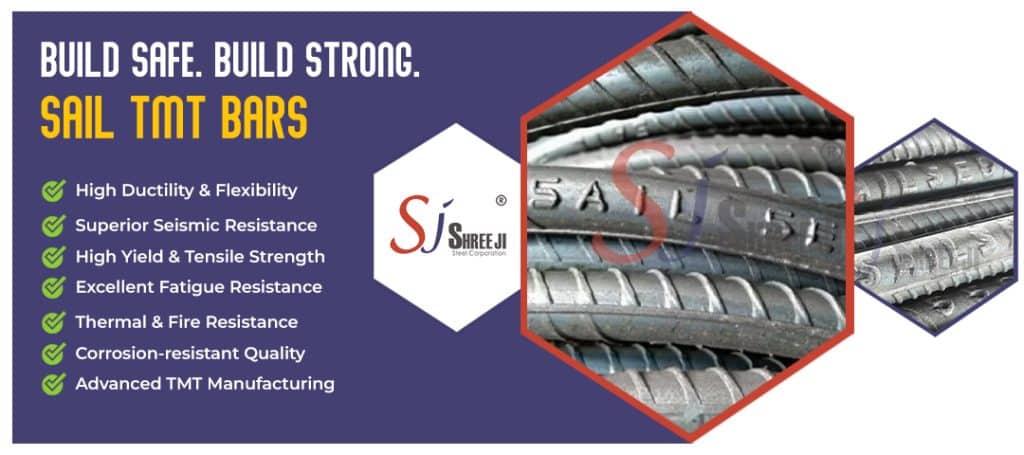 SAIL TMT bars for earthquake-resistant construction
